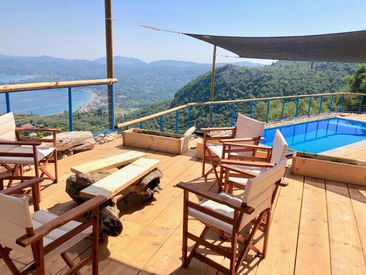 House Sienna Of Villa Intaba Best Views Corfiot Riviera Corfu Island Greece Contemporary Design Pool With Spectacular Sea Views Close To Ipsos Beach Pyrgi  Luaran gambar