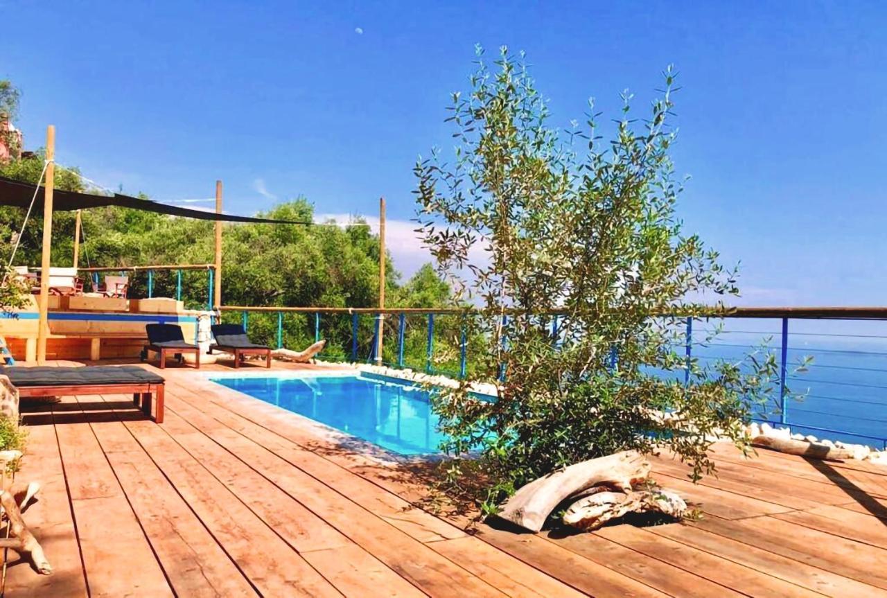 House Sienna Of Villa Intaba Best Views Corfiot Riviera Corfu Island Greece Contemporary Design Pool With Spectacular Sea Views Close To Ipsos Beach Pyrgi  Luaran gambar